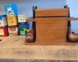 vintage tobacco and pipe collection 