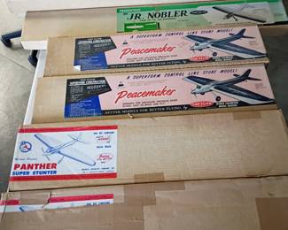 Large vintage RC model airplane collection all basically New Old Stock!! Awesome find come get them before there gone !!! 