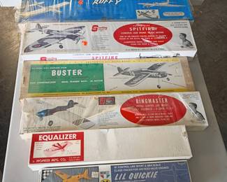 Large vintage RC model airplane collection all basically New Old Stock!! Awesome find come get them before there gone !!! 