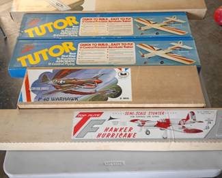 Large vintage RC model airplane collection all basically New Old Stock!! Awesome find come get them before there gone !!! 