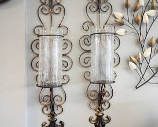 wall sconces or candle holders 