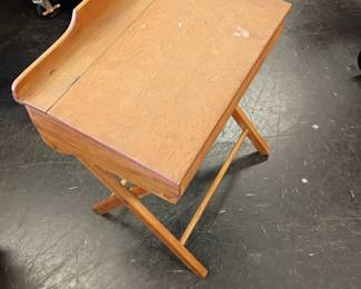 vintage portable school desk 