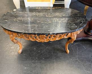 marble top coffee table 