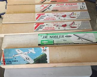 Large vintage RC model airplane collection all basically New Old Stock!! Awesome find come get them before there gone !!! 
