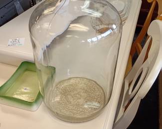 large vintage glass jugs 