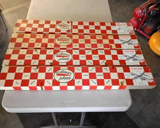 Large vintage RC model airplane collection all basically New Old Stock!! Awesome find come get them before there gone !!! 