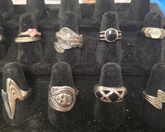 sterling silver rings 