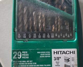 nice set of drill bits 