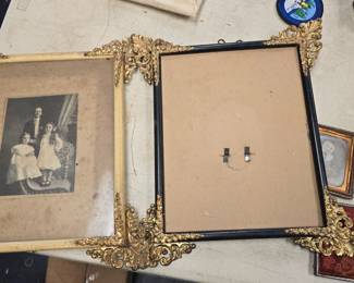 antique photo collection with tin types, frames, etc etc 1880-1930s