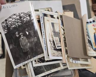 antique photo collection with tin types, frames, etc etc 1880-1930s