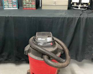 Wet Dry Vac, Metal Toolbox, Dual Work Light, etc.