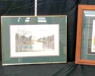 Trio of Framed Art