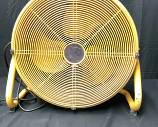 Yellow Floor Fan