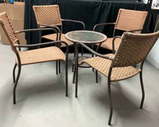 5 Piece Outdoor Bistro Patio Set