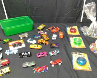 Hot Wheels Cars, Duncan Yoyos Marbles