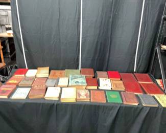 Collection of 32 Miscellaneous Antique Books
