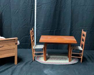 008 Antique Miniature Hard Wood Samples Replicas