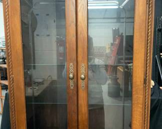 Wooden Curio Cabinet
