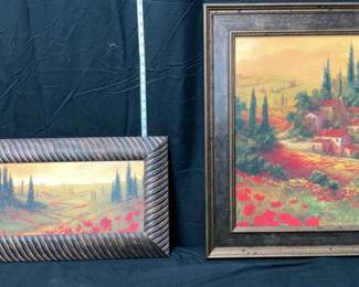 Pair of Framed Oil Paintings