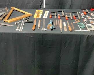 Large Assortment of Clamps Other Tools