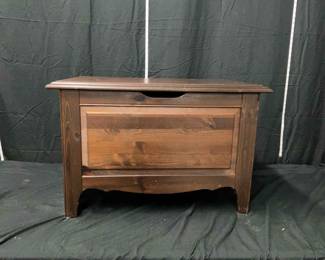 Wood Blanket Storage Chest