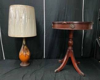 Wood Table Lamp
