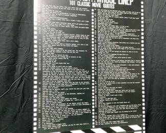 Wooden movie Wall Art