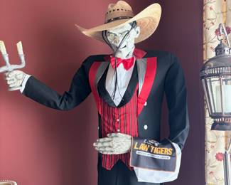 Life Size Halloween Zombie Butler Prop