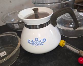 Corning Ware Blue Cornflower Teapot