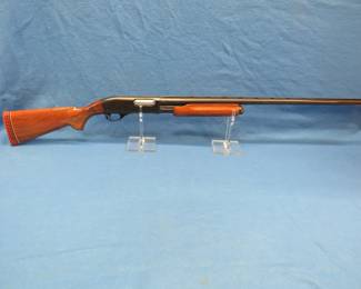 Lot 380. Remington Wingmaster 870 12-gauge pump shotgun. Ser. #S316076V. 30" full choke vent rib barrel with a 2 3/4" chamber.