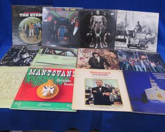 Lot 415. 12 LPs including The Who, The Byrds, Steely Dan, Fleetwood Mac, The Allman Brothers and more.