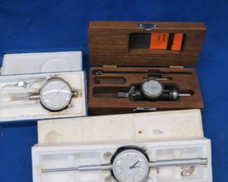 Lot 129. Three dial indicators