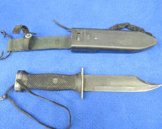 Lot 97. USN MK3 Mod 0 "Navy SEAL" knife with sheath, this is the original version of the two variations