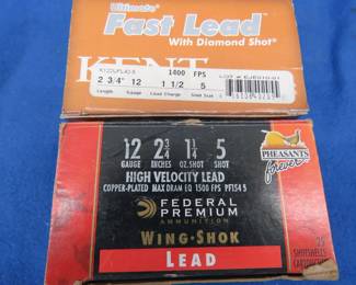 Lot 292. 50 Mixed 12-gauge rounds