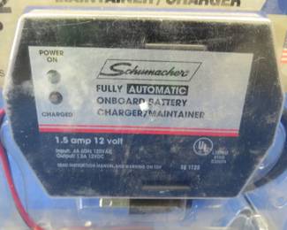 Lot 160. Schumacher 1 1/2 amp battery maintainer