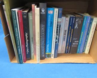 Lot 236. Reference books on photography, ships, wreck diving, and more