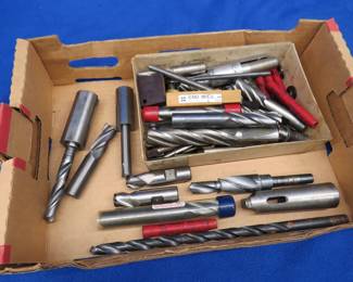 Lot 37. Machining tools, end mills, and more