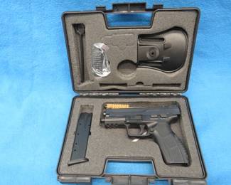 Lot 24. Tisas Zigana PX-9 9mm semi-auto pistol. Ser. #T0620 21BM16963. Includes case, manual, one magazine, and accessories as pictured.