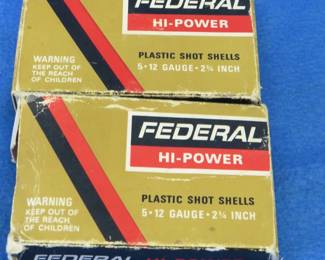 Lot 102. 9 Federal 2 3/4" 12-gauge deer slugs