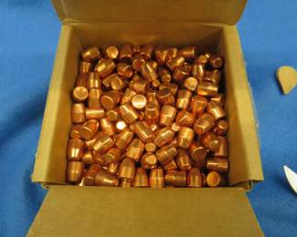 Lot 242. 40 cal. Ranier Ballistics bullets. Two full boxes of 500 each. 1000 total.