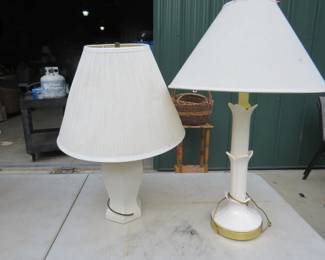 Lot 333. Two table lamps