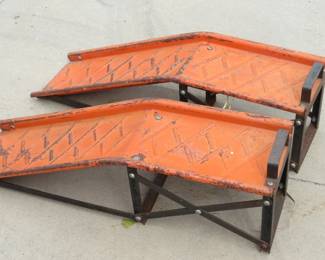Lot 421. Two car ramps