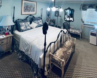 Authentic Ralph Lauren Bedding, pillows , benches