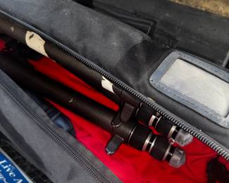 Heavy duty Tripods and more foldable Tents, and BIG Movie screen gizmo