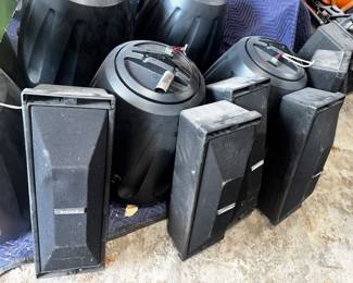 several Bose 402 Loudspeakers Info says Passive design, dual 4.5" driver system, rugged