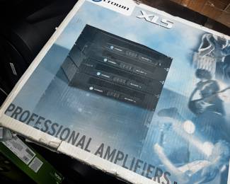 Crown XLS Professional amp in box Info on web says class D amplifier with DriveCore tech (on Amazon for $$$)