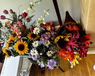 Faux flowers.. no water needed!