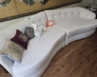 Newly reupholstered 2 piece sofa