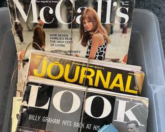 Vintage periodicals: Look 1955-56
McCall’s 1967
Ladies Home Journal 1967-68