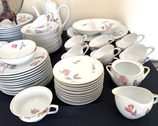 Haviland “Summer Rose” 50+ piece service set